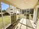 Enclosed patio with views of grassy yard offering a comfortable outdoor retreat for relaxation and enjoying the surroundings at 488 Greenview Dr. # 1, Johnsonville, SC 29555