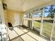 Enclosed patio with views of golf course offering a peaceful outdoor retreat for relaxation and entertaining at 488 Greenview Dr. # 1, Johnsonville, SC 29555