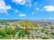 An aerial view of the community features views of the ocean, a marsh and a wooded area at 510 21St Ave. N, North Myrtle Beach, SC 29582