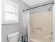 Clean bathroom with shower/tub combination and toilet at 510 21St Ave. N, North Myrtle Beach, SC 29582