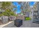 This concrete patio includes a stone bar, grills and a backyard storage shed at 510 21St Ave. N, North Myrtle Beach, SC 29582