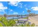 Enjoy outdoor dining at the picnic area with a grill overlooking the waterway at 5905 S Kings Hwy. # 216B, Myrtle Beach, SC 29577