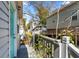 Narrow backyard with a view of the neighboring homes at 6001- 1222 S Kings Highway, Myrtle Beach, SC 29575
