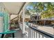 Relaxing front porch with comfortable seating, offering a serene outdoor living space at 6001- 1222 S Kings Highway, Myrtle Beach, SC 29575