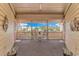 Cozy balcony with seating and view of neighborhood at 609 Hillside Dr. S. # E-18, North Myrtle Beach, SC 29582
