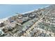 Aerial view showing waterfront residences along the coast line at 6200 N Ocean Blvd. # 501, North Myrtle Beach, SC 29582