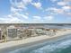 Aerial view of beach front condos and marsh views at 6200 N Ocean Blvd. # 501, North Myrtle Beach, SC 29582