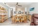 Bright, open-concept dining area showcasing kitchen access and a full living space at 6200 N Ocean Blvd. # 501, North Myrtle Beach, SC 29582