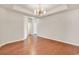 Bright living room with hardwood floors and modern lighting at 675 Pistoia Ln. # 675, Myrtle Beach, SC 29579