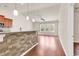 Open living space with breakfast bar and large windows at 675 Pistoia Ln. # 675, Myrtle Beach, SC 29579