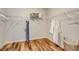 Spacious walk-in closet with ample shelving and a hardwood floor at 899 Agostino Dr., Myrtle Beach, SC 29579