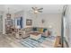 Inviting living room featuring a cozy sectional, stylish decor, and plenty of natural light at 1006 Charles St., North Myrtle Beach, SC 29582