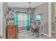 Bright home office features built-in shelving, a modern desk setup, and large window at 1006 Charles St., North Myrtle Beach, SC 29582
