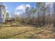 Spacious backyard with a deck and mature trees at 108 Silver Peak Dr., Conway, SC 29526