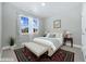 Inviting bedroom featuring a large window, soft carpet, and neutral decor at 108 Silver Peak Dr., Conway, SC 29526