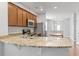 Contemporary kitchen with granite counters, modern appliances and an open design concept at 1097 Balmore Dr., Myrtle Beach, SC 29579