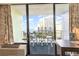 Enjoy stunning ocean views from this balcony with seating, perfect for relaxation and soaking up the scenery at 1105 S Ocean Blvd. # 446, Myrtle Beach, SC 29577