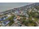 Aerial view showcases the property's proximity to the beach and surrounding neighborhood at 113B 13Th Ave. N, Surfside Beach, SC 29575