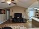 Cozy living area with a flat screen television and decor at 1261 Pineridge St., Conway, SC 29527