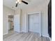 Bedroom featuring large closet at 1294 River Oaks Dr. # 6E, Myrtle Beach, SC 29579