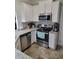 Kitchen features stainless steel appliances, granite countertops, and ample cabinet space at 1501 Ferney Dr., Conway, SC 29526