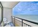 Oceanfront balcony with seating and beautiful ocean views at 1501 S Ocean Blvd. # 1131, Myrtle Beach, SC 29577