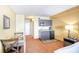 Room featuring kitchenette with dining table and chairs at 1501 S Ocean Blvd. # 1131, Myrtle Beach, SC 29577