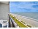 Enjoy breathtaking ocean views from your private balcony, complete with comfortable seating at 1501 S Ocean Blvd. # 844, Myrtle Beach, SC 29577