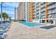 Resort-style pool with plentiful lounge seating offering a relaxing oasis at 1501 S Ocean Blvd. # 844, Myrtle Beach, SC 29577
