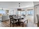 Dining room featuring a wooden dining table and seating with views of the city at 2151 Bridge View Ct. # 2705, North Myrtle Beach, SC 29582