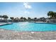 Inviting community pool with a central island and plenty of space to relax at 2151 Bridge View Ct. # 2705, North Myrtle Beach, SC 29582