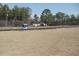 View of a home site featuring an in-ground irrigation system and grass, ready for a custom home at 242 Warner Crossing Way, Loris, SC 29569