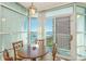 Condo features a dining area by sliding glass doors to enjoy the ocean views at 2504 Ocean Blvd. # 1134, Myrtle Beach, SC 29577