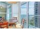 Condo's dining area offers an ocean view, inviting you to dine while appreciating the scenery at 2504 Ocean Blvd. # 1134, Myrtle Beach, SC 29577