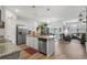 Open-concept kitchen with stainless steel appliances, granite countertops, and island, perfect for entertaining at 2882 Ophelia Way, Myrtle Beach, SC 29577