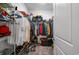 Spacious walk-in closet with ample shelving and hanging space at 2882 Ophelia Way, Myrtle Beach, SC 29577