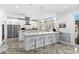 Contemporary kitchen featuring a large island, stainless steel appliances, and modern finishes at 3700 Waterford Dr., Myrtle Beach, SC 29577