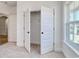 Walk-in closet with shelving and plenty of storage space in a bright bedroom at 4028 Bucolic Loop, Myrtle Beach, SC 29588