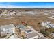 Discover this home from a captivating aerial perspective showcasing nearby marshlands and picturesque neighborhood at 409 25Th Ave. N, North Myrtle Beach, SC 29582