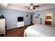 The Primary bedroom also leads to the en suite bath with double vanity at 449 Pennington Loop, Myrtle Beach, SC 29588