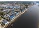 Waterfront aerial view showcasing the community's proximity to the marina, a bay, and marshland at 4545 Lighthouse Dr. # 28C, Little River, SC 29566