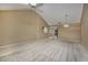 Spacious living room with vaulted ceilings, ceiling fan, and ample natural light at 4545 Lighthouse Dr. # 28C, Little River, SC 29566