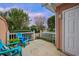 Private patio with chairs, perfect for relaxing and enjoying the outdoors at 4545 Lighthouse Dr. # 28C, Little River, SC 29566