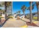 Welcoming entrance with beautiful landscaping, signage, and a well-maintained exterior at 5523 North Ocean Blvd. # 1912, Myrtle Beach, SC 29577