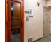 Relaxing sauna room with glass door and wooden benches; a perfect amenity for relaxation at 5523 North Ocean Blvd. # 1912, Myrtle Beach, SC 29577