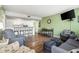 Living room features an open kitchen with a breakfast bar, a dining table, and comfortable seating at 5905 South Kings Hwy. # 4219-D, Myrtle Beach, SC 29575