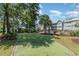 Outdoor dog park area with pet-friendly artificial grass and a fenced perimeter at 5905 South Kings Hwy. # 4107-D, Myrtle Beach, SC 29575