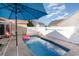 Backyard pool area with a patio, grill, fencing and seating offering a relaxing outdoor space at 6006 Quinn Rd., Myrtle Beach, SC 29579