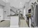 Open kitchen with an island, stainless steel appliances, and a view of the adjacent dining area at 6203 Catalina Dr. # 2316, North Myrtle Beach, SC 29582