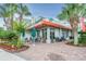 A bright, inviting Starbucks coffee shop with outdoor seating at the resort at 7200 N Ocean Blvd. # 662, Myrtle Beach, SC 29572